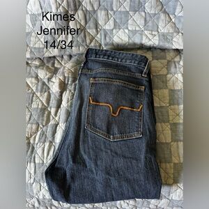 Kimes Jennifer Dark Blue Trouser Jeans